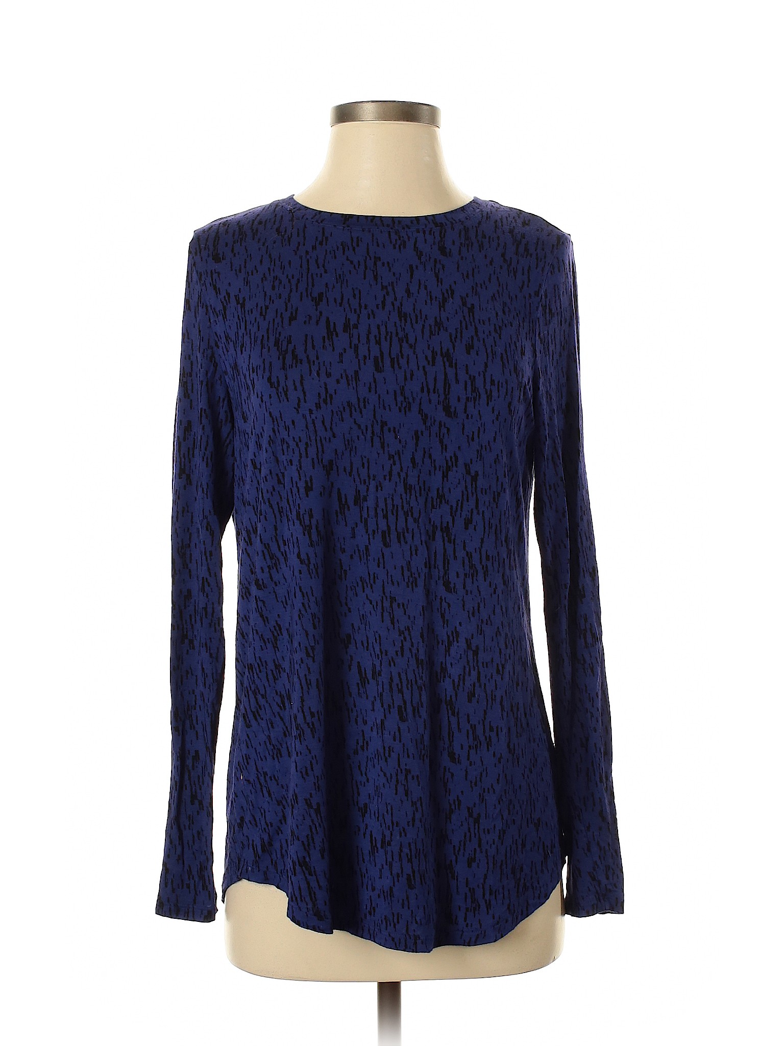 Apt. 9 Color Block Colored Blue Long Sleeve T-Shirt Size XS - 54% off ...