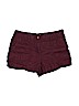 Ann Taylor LOFT 100% Linen Burgundy Khaki Shorts Size 6 - photo 1