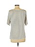 Apt. 9 Ivory Short Sleeve Top Size L (petite) - photo 2