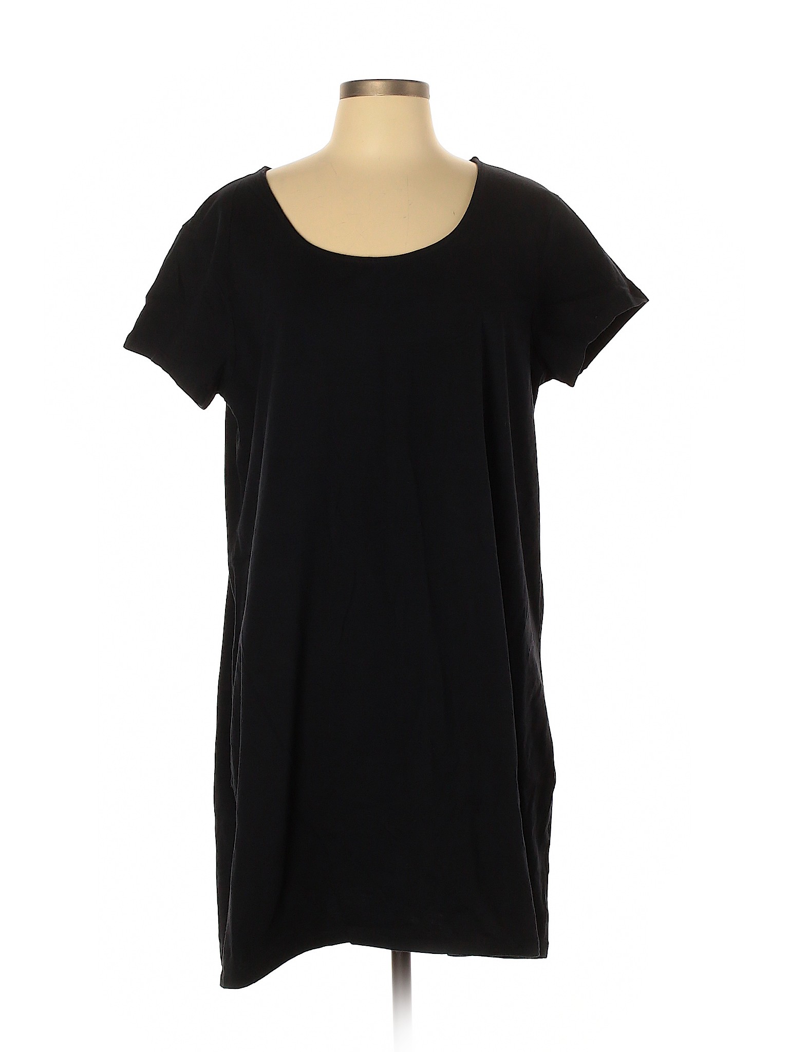 Lands' End Women Black Casual Dress XL | eBay