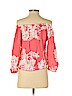 SoCa by St. John 100% Viscose Pink 3/4 Sleeve Blouse Size S (petite) - photo 2