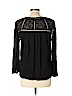 Lucky Brand Black Long Sleeve Top Size L - photo 2