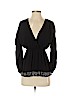 Alice + Olivia 100% Silk Black 3/4 Sleeve Silk Top Size XS - photo 1