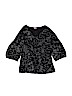 Splendid Black 3/4 Sleeve Top Size 12 - photo 1