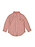 Ralph Lauren 100% Cotton Checkered-gingham Orange Long Sleeve Button-Down Shirt Size 3T - 3 - photo 1
