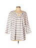 Hope Outfitters White 3/4 Sleeve Blouse Size Lg (3) - photo 1