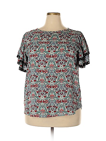 Ann Taylor LOFT Short Sleeve Blouse (view 1)