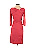 Diane von Furstenberg Red Casual Dress Size P (petite) - photo 2