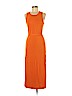 Banana Republic 100% Rayon Orange Casual Dress Size M (petite) - photo 1