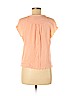 Maeve 100% Rayon Orange Short Sleeve Top Size 8 (petite) - photo 2