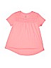 Crown & Ivy Solid Pink Short Sleeve Top Size M (youth) - photo 1