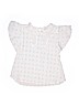 Zara Kids White Short Sleeve Blouse Size 140 cm / US 10 - photo 1