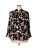 Marybelle 100% Polyester Blue Long Sleeve Blouse Size 1X - photo 1