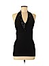 White House Black Market Black Sleeveless Silk Top Size M - photo 1
