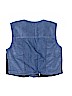 Monique Fashions Solid Blue Vest Size 4 - photo 2