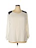 Unbranded 100% Polyester White Long Sleeve Blouse Size XXL - photo 1