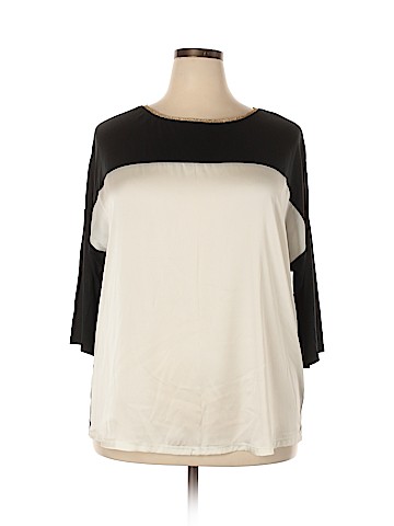 ELOQUII 3/4 Sleeve Blouse (view 1)
