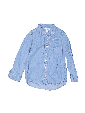 Cat & Jack 3/4 Sleeve Button-Down Shirt (view 1)
