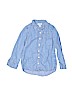Cat & Jack 100% Lyocell Blue 3/4 Sleeve Button-Down Shirt Size 6 - 6X - photo 1