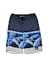 Quiksilver 100% Polyester Print Blue Board Shorts Size S (youth) - photo 1