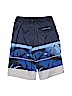 Quiksilver 100% Polyester Print Blue Board Shorts Size S (youth) - photo 2