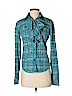 Ivy 100% Cotton Blue Long Sleeve Button-Down Shirt Size P (petite) - photo 1