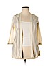 Knitted & Knotted Ivory Cardigan Size XL - photo 1