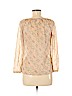 Ann Taylor LOFT 100% Polyester Tan Long Sleeve Blouse Size 6 (petite) - photo 2