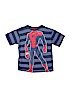 Spyder 100% Cotton Stripes Blue Short Sleeve T-Shirt Size 5 - 6 - photo 1