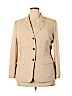 Collections for Le Suit 100% Polyester Tan Blazer Size 16 - photo 1