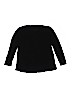 Flowers By Zoe 100% Rayon Black Long Sleeve Top Size M (youth) - photo 2
