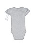Carter's 100% Cotton Gray Short Sleeve Onesie 0-3 MO / 3 MO - photo 2
