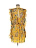 Tibi 100% Silk Yellow Casual Dress Size 8 - photo 2