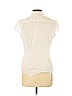 Banana Republic 100% Cotton White Short Sleeve Button-Down Shirt Size L - photo 2