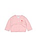 Genuine Baby From Osh Kosh 100% Cotton Floral Pink Cardigan 3-6 MO / 6 MO - photo 1
