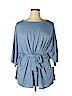 Misia Blue Pullover Sweater Size 1X - photo 1