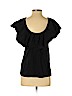Club Monaco Black Short Sleeve Blouse Size XS - photo 2