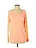 Victoria's Secret Pink 100% Polyester Orange Long Sleeve T-Shirt Size S (petite) - photo 1