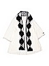 Roxy Girl 100% Acrylic Print Ivory Cardigan Size 16 - photo 1