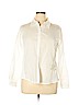 Caribbean Joe 100% Cotton White Long Sleeve Button-Down Shirt Size XL - photo 1