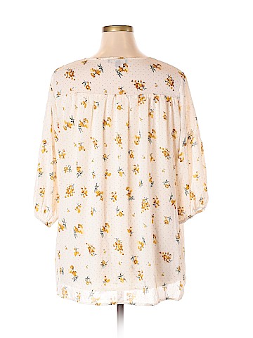 Suzanne Betro 3/4 Sleeve Blouse (view 2)