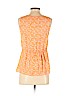 Banana Republic 100% Polyester Orange Sleeveless Blouse Size S (petite) - photo 2
