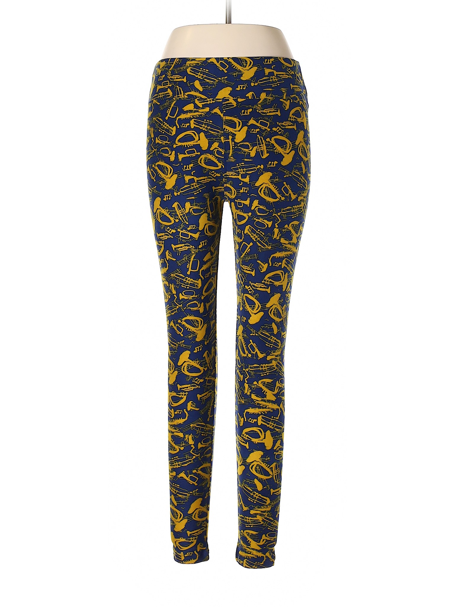 Lularoe Women Yellow Leggings One Size Plus eBay