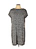 Ann Taylor LOFT Gray Casual Dress Size L (petite) - photo 1