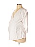 H&M Mama White 3/4 Sleeve Blouse Size L - photo 1