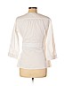 H&M Mama White 3/4 Sleeve Blouse Size L - photo 2