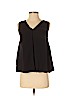 Theory 100% Silk Black Sleeveless Silk Top Size P (petite) - photo 1