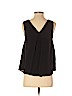 Theory 100% Silk Black Sleeveless Silk Top Size P (petite) - photo 2