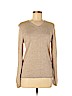 August Silk Tan Silk Pullover Sweater Size M - photo 1