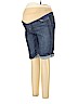 Mimi Maternity Blue Denim Shorts Size L - photo 1